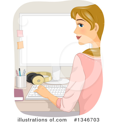 Royalty-Free (RF) Woman Clipart Illustration by BNP Design Studio - Stock Sample #1346703