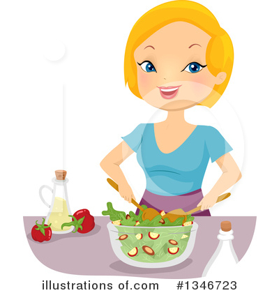 Salad Clipart #1346723 by BNP Design Studio