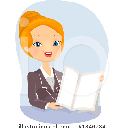 Businesswoman Clipart #1346734 by BNP Design Studio
