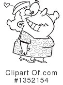 Woman Clipart #1352154 by toonaday