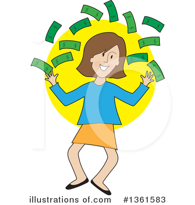 Money Clipart #1361583 by Maria Bell