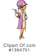 Woman Clipart #1364701 by Clip Art Mascots