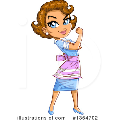 Housekeeper Clipart #1364702 by Clip Art Mascots