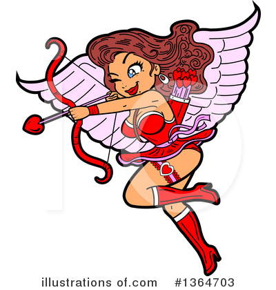 Royalty-Free (RF) Woman Clipart Illustration by Clip Art Mascots - Stock Sample #1364703
