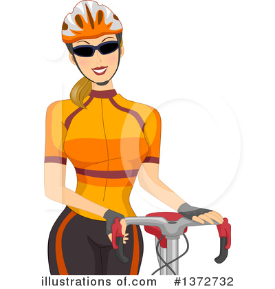 Cyclist Clipart #1372732 by BNP Design Studio