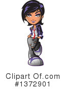Woman Clipart #1372901 by Clip Art Mascots