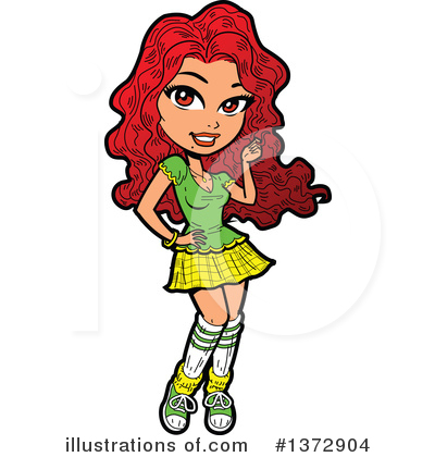 Royalty-Free (RF) Woman Clipart Illustration by Clip Art Mascots - Stock Sample #1372904