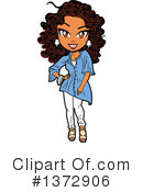 Woman Clipart #1372906 by Clip Art Mascots