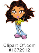 Woman Clipart #1372912 by Clip Art Mascots