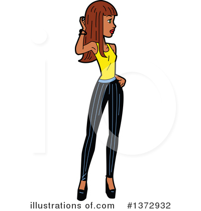 Royalty-Free (RF) Woman Clipart Illustration by Clip Art Mascots - Stock Sample #1372932