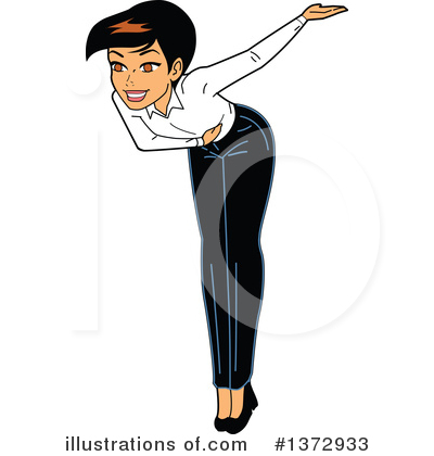 Royalty-Free (RF) Woman Clipart Illustration by Clip Art Mascots - Stock Sample #1372933