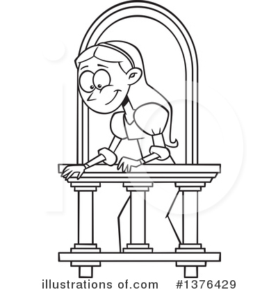 Royalty-Free (RF) Woman Clipart Illustration by toonaday - Stock Sample #1376429