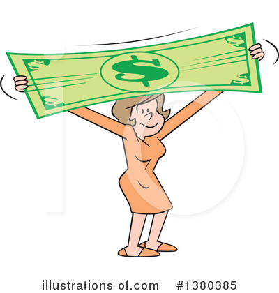 Money Clipart #1380385 by Johnny Sajem