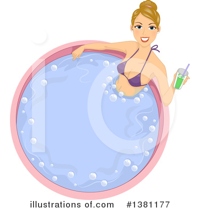 Hot Tub Clipart #1381177 by BNP Design Studio