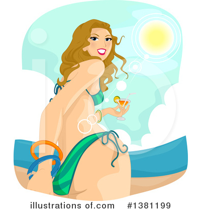 At The Beach Clipart #1381199 by BNP Design Studio