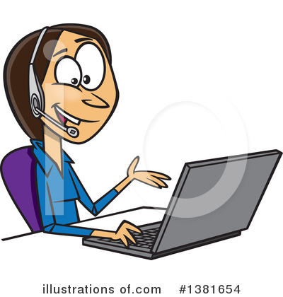 Contact Clipart #1381654 by toonaday