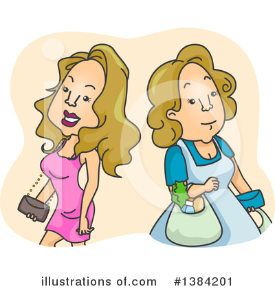 Royalty-Free (RF) Woman Clipart Illustration by BNP Design Studio - Stock Sample #1384201