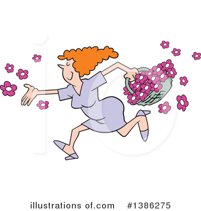 Royalty-Free (RF) Woman Clipart Illustration by Johnny Sajem - Stock Sample #1386275