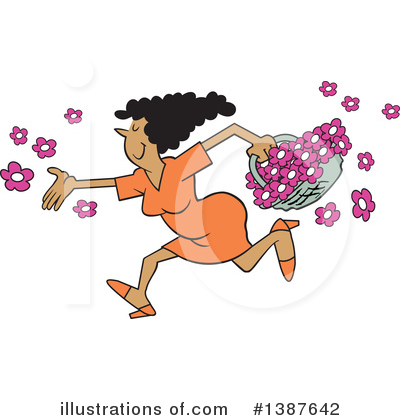 Royalty-Free (RF) Woman Clipart Illustration by Johnny Sajem - Stock Sample #1387642