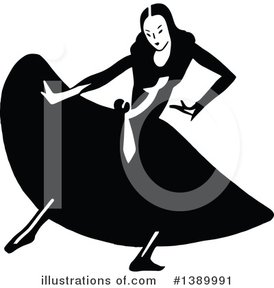 Dancing Clipart #1389991 by Prawny Vintage
