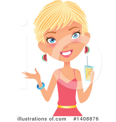 Royalty-Free (RF) Woman Clipart Illustration by Melisende Vector - Stock Sample #1408876