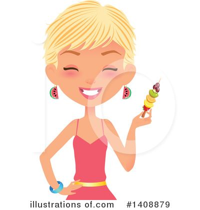 Royalty-Free (RF) Woman Clipart Illustration by Melisende Vector - Stock Sample #1408879