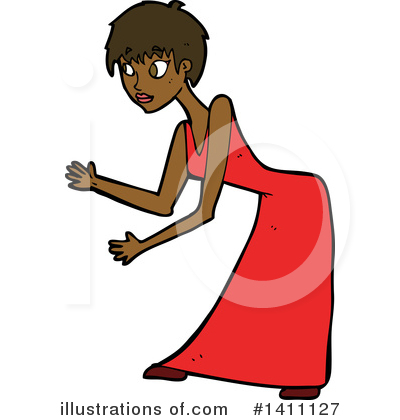Royalty-Free (RF) Woman Clipart Illustration by lineartestpilot - Stock Sample #1411127