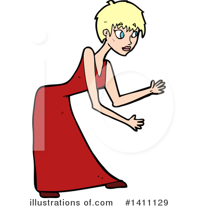 Royalty-Free (RF) Woman Clipart Illustration by lineartestpilot - Stock Sample #1411129