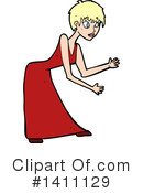 Woman Clipart #1411129 by lineartestpilot
