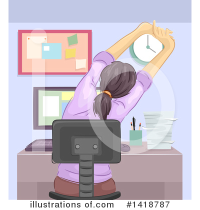 Home Office Clipart #1418787 by BNP Design Studio