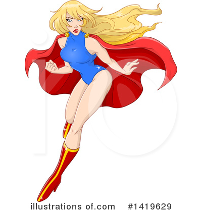 Super Woman Clipart #1419629 by Liron Peer