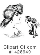 Woman Clipart #1428949 by Prawny Vintage