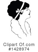 Woman Clipart #1428974 by Prawny Vintage