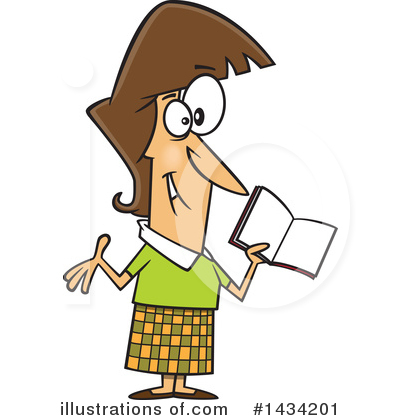 Reading Clipart #1434201 by toonaday