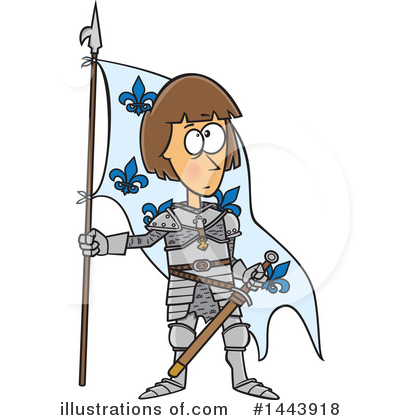 Joan Of Arc Clipart #1443918 by toonaday