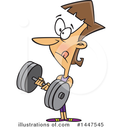 Body Builder Clipart #1447545 by toonaday