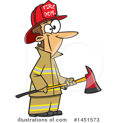 Fireman Clipart #1451573 by toonaday