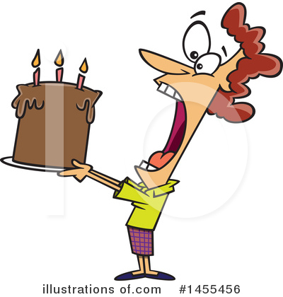 Birthday Cake Clipart #1455456 by toonaday