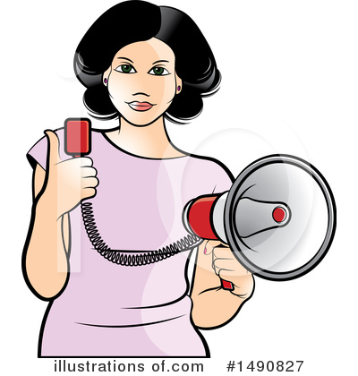 Megaphone Clipart #1490827 by Lal Perera