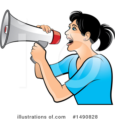 Megaphone Clipart #1490828 by Lal Perera