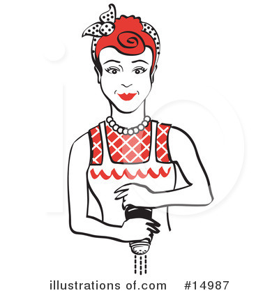 Housewife Clipart #14987 by Andy Nortnik