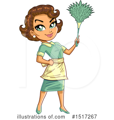 Maid Clipart #1517267 by Clip Art Mascots