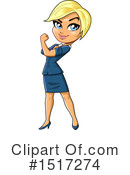 Woman Clipart #1517274 by Clip Art Mascots