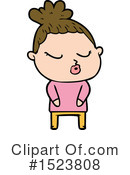 Woman Clipart #1523808 by lineartestpilot