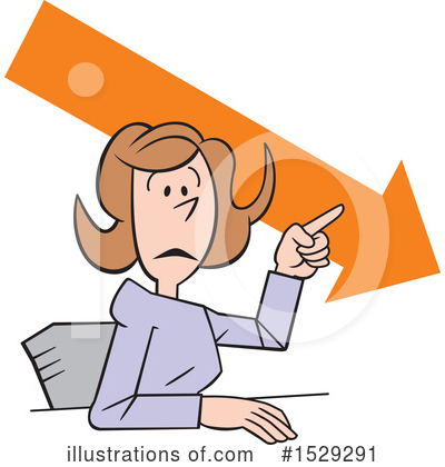 Business Woman Clipart #1529291 by Johnny Sajem
