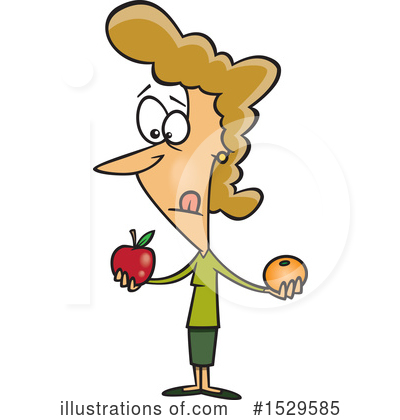 Royalty-Free (RF) Woman Clipart Illustration by toonaday - Stock Sample #1529585