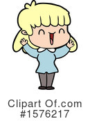 Woman Clipart #1576217 by lineartestpilot