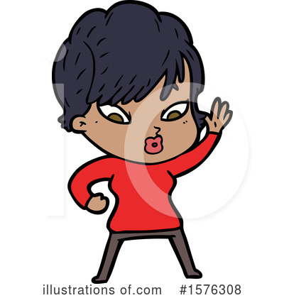 Royalty-Free (RF) Woman Clipart Illustration by lineartestpilot - Stock Sample #1576308