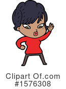 Woman Clipart #1576308 by lineartestpilot