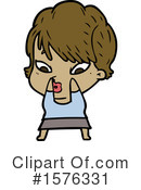 Woman Clipart #1576331 by lineartestpilot